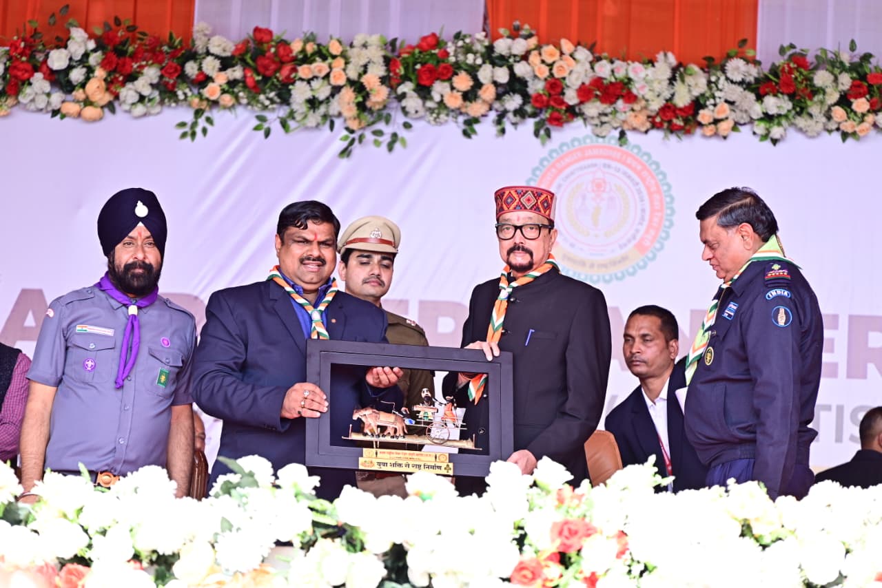 राज्यपाल रमेन डेका ने प्रथम राष्ट्रीय रोवर-रेंजर जंबूरी का किया शुभारंभ युवाओं से राष्ट्र निर्माण में योगदान का आह्वान।
