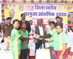 खेल प्रतिभाओं को निखारने का सशक्त माध्यम बनी सरगुजा ओलंपिक: मंत्री रामविचार नेताम